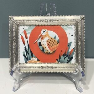 NEW Floral‎ Design Pewter Rose 3-1/2" X 5" Photo Frame BP Industries Victorian